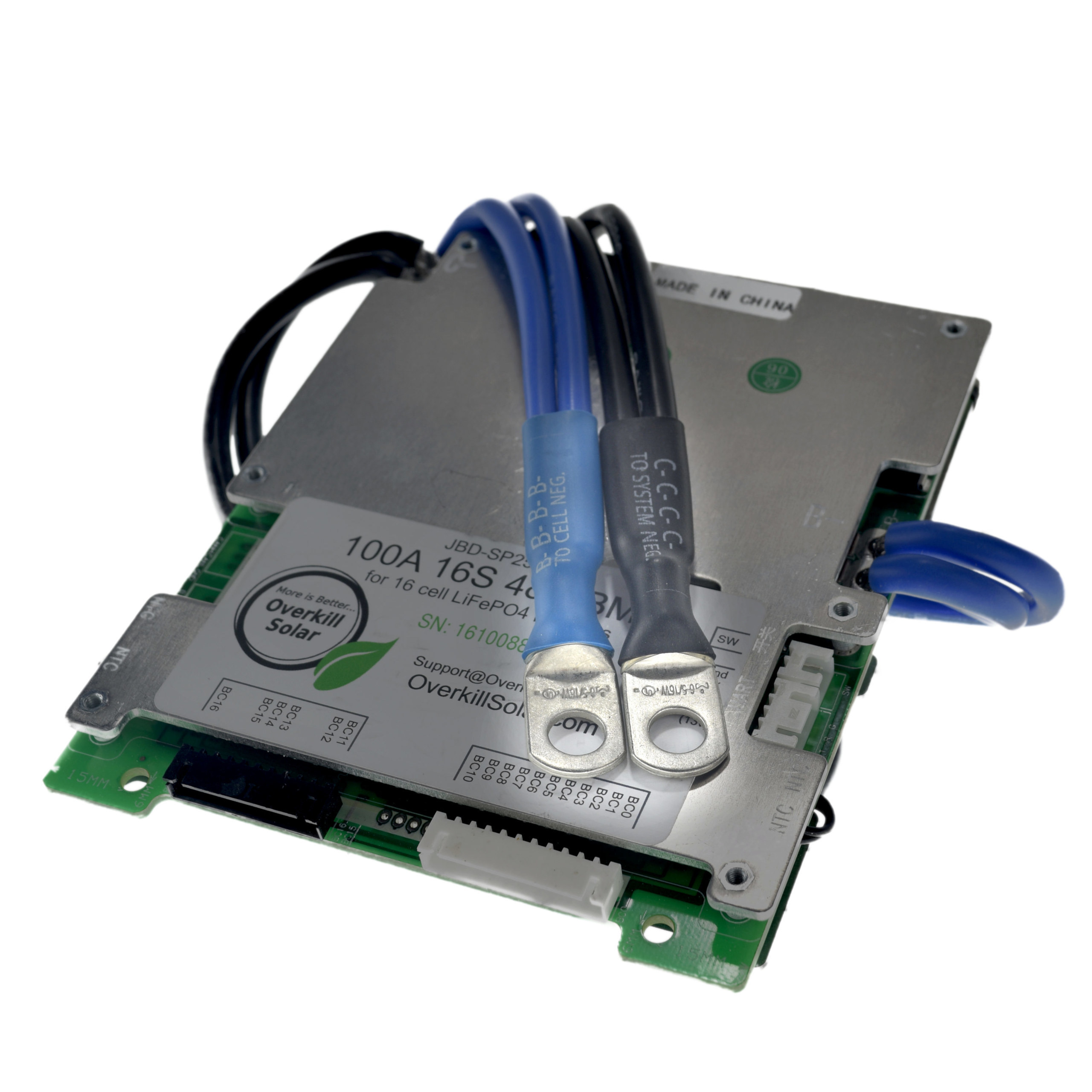 16s BMS 100a for LifePo4 with 24" 8ga Wires - Image 9