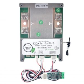 4s BMS 120a LifePo4 with M6 Threaded Terminals