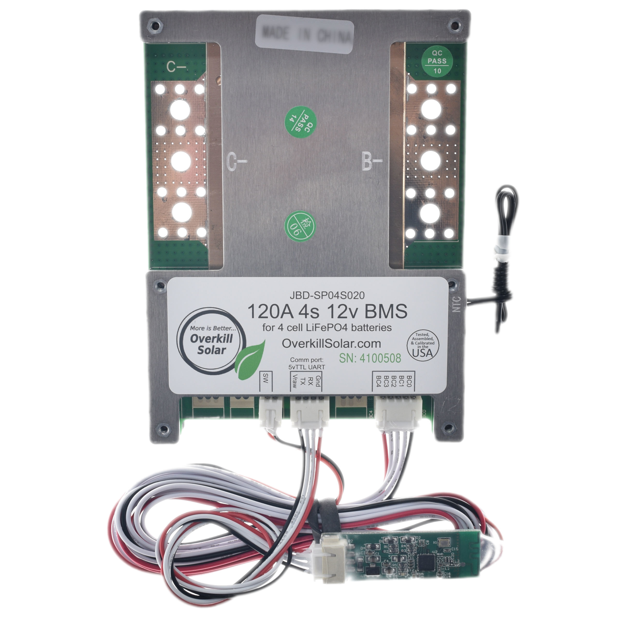 4s BMS 120a LifePo4 without Wires