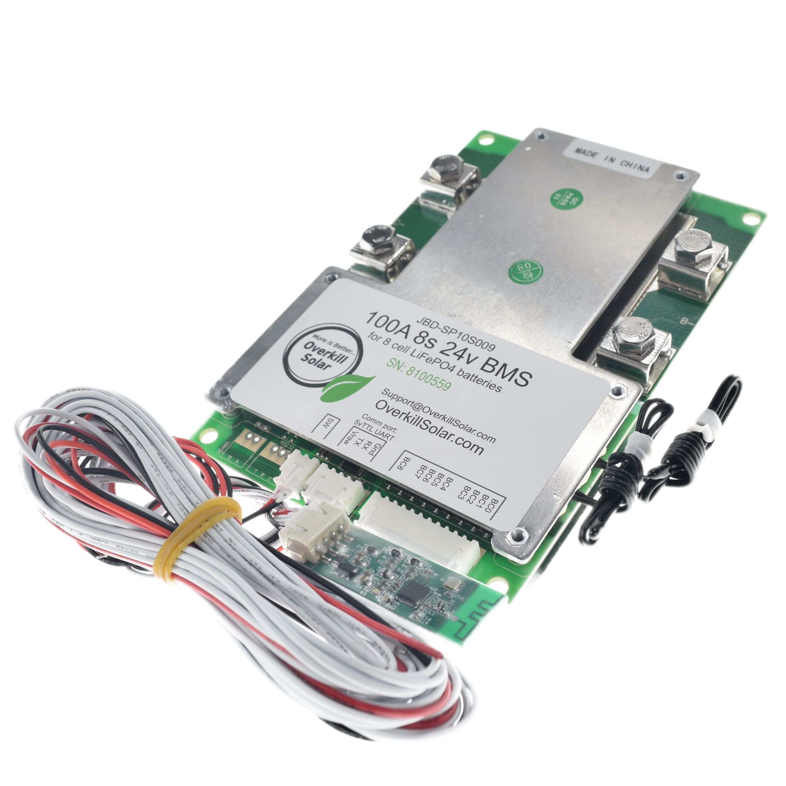 8s BMS 100a LifePo4 with M6 Threaded Terminals - Image 2