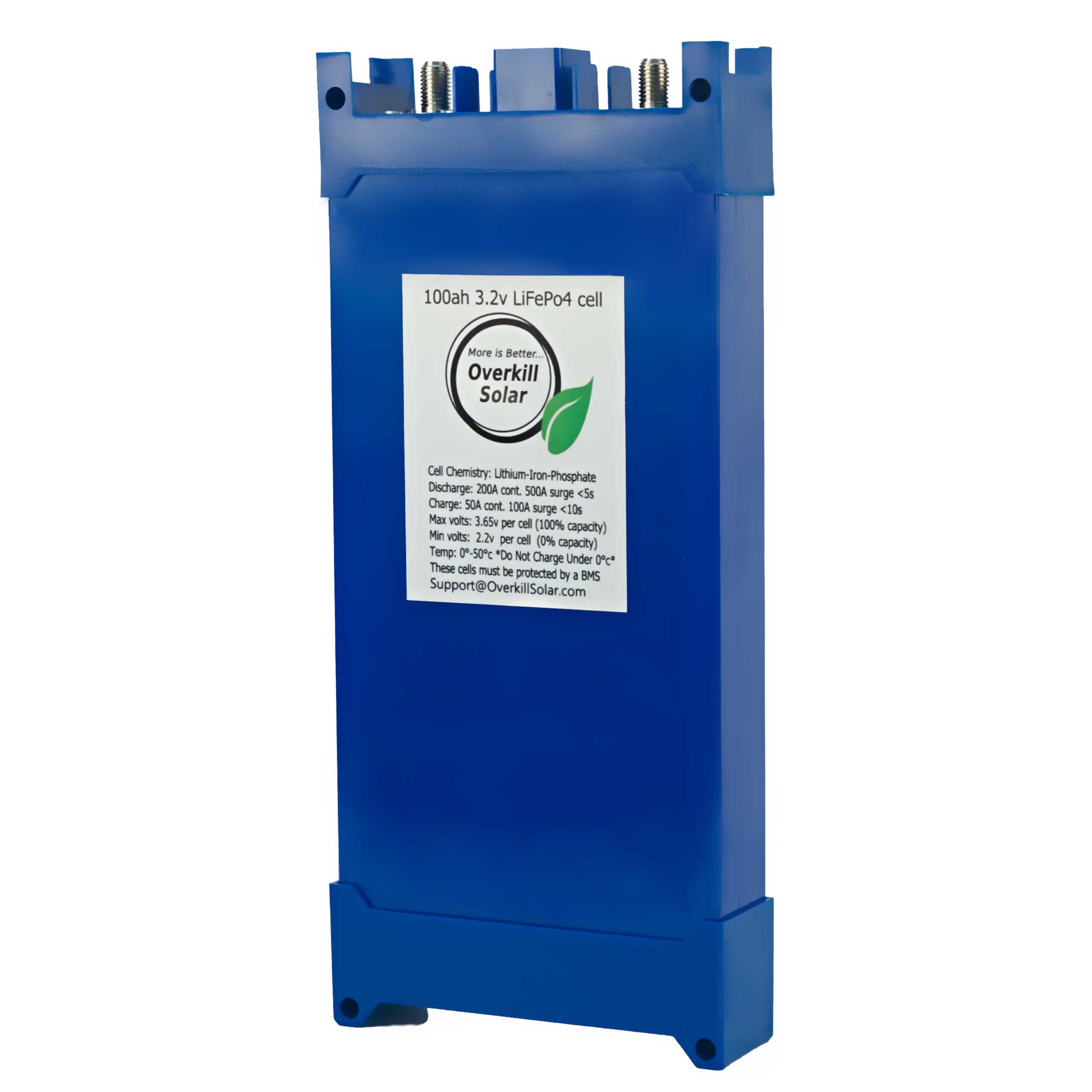 Industrial LiFePo4 Cell - 100ah 3.2v - 200 Amp Discharge Rating